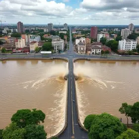 cheias em Porto Alegre