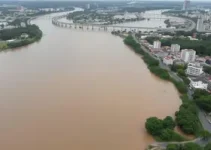 Guaíba e risco de inundação