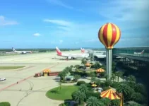 parque temático no aeroporto