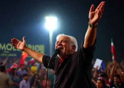Lula realiza comício no Centro de Porto Alegre