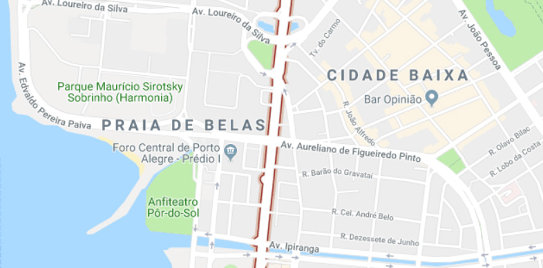 Avenida Borges de Medeiros Porto Alegre
