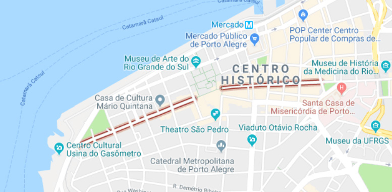 Rua dos Andradas Porto Alegre